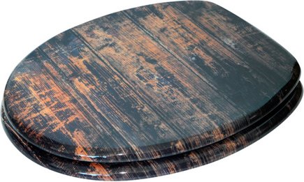 Sanilo WC-Sitz, BxL: 37,7 x 47 cm, Vintage - schwarz