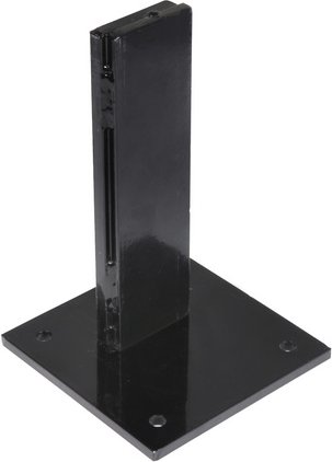 FLORAWORLD Bodenplatte, anthrazit, Stahl, BxT: 15 x 15 cm - schwarz