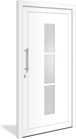 RORO Haustür »Arnstein«, Aluminium, weiß - weiss