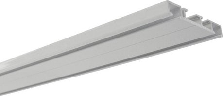 GARDINIA Vorhangschiene, weiß, Aluminium - weiss