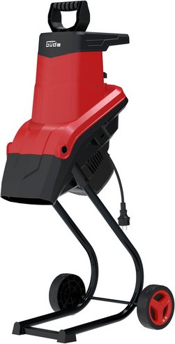 GÜDE Elektro-Messerhäcksler, GEH 2500, 2500W, bis 45mm, schwarz-rot