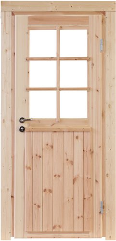 Einzeltür »Finn 70 Iso«, Kiefernholz, Natur - beige