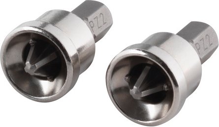 WOLFCRAFT Solid-Bit »1344000«, PZ2, Sechskant, 2 Stück - silberfarben