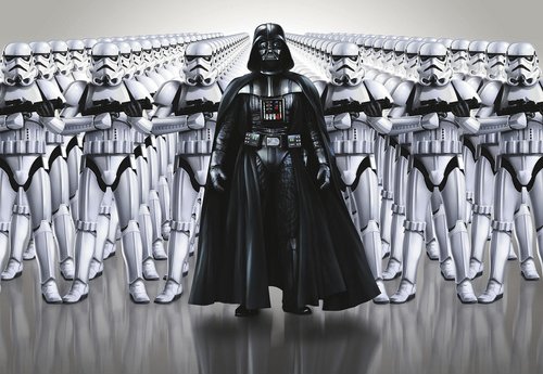 KOMAR Papiertapete »STAR WARS Imperial Force«, Breite 368 cm - bunt