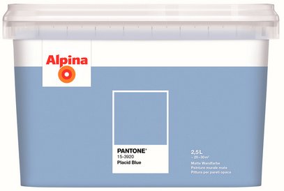 Thumbnail - ALPINA Wandfarbe »PANTONE«, Placid Blue, matt, 2,5 l - blau