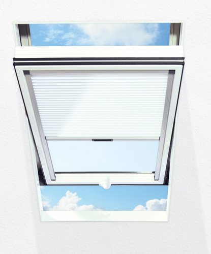 RORO Plissee »PL5.1«, weiß, Polyester - weiss