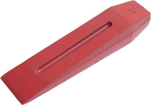 Spaltkeil, Material Klinge: Stahl, 55 mm Klingenbreite - rot