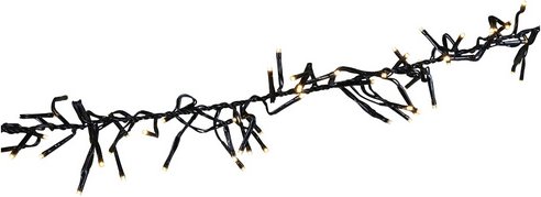 Konstsmide Lichterkette, 9,3 m mit 576 LED, bernsteinfarben - schwarz