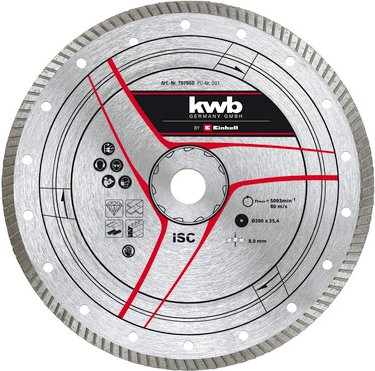 EINHELL Steintrennmaschinen-Zubehör, DIA-Trennscheiben, 300 x 25,4 mm - silberfarben