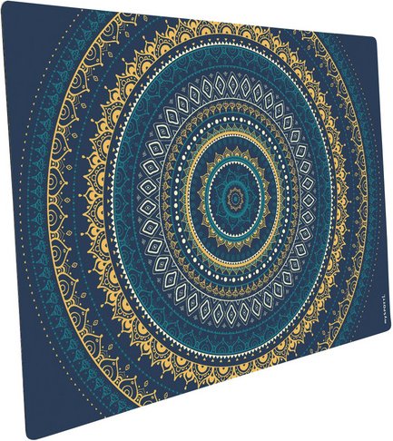 mySPOTTI Mini-Spritzschutz »Mandala blue«, Aluverbund, Orientalisches design