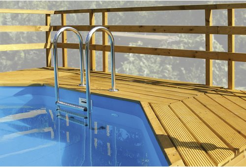 WEKA Sonnendeck, BxLxT: 111 x 195 x 215 cm,Nadelholz - beige