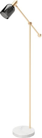 PHOENIX Stehleuchte, BxHxT: 30 x 148 x 97 cm, goldfarben