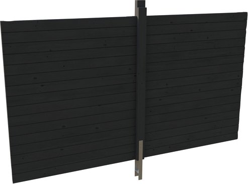 SKANHOLZ Rückwand zum Einbau in ein SKAN HOLZ Carport, schiefergrau