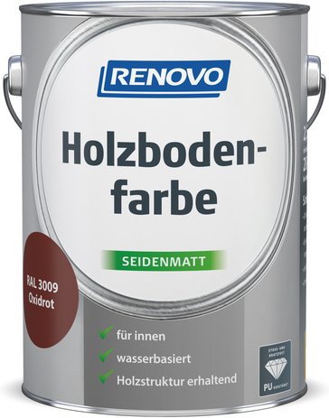 RENOVO Holzbodenfarbe - rot