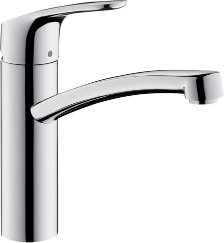 HANSGROHE Einhebelarmatur »Focus E2«, Messing, glänzend, DN 15 (½") - silberfarben