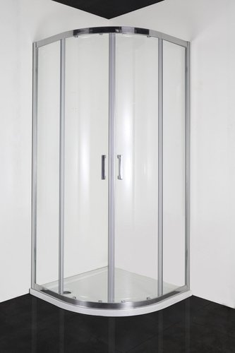 Sanotechnik Runddusche »Elite«, B x H x T: 78 x 195 x 78 cm - silberfarben