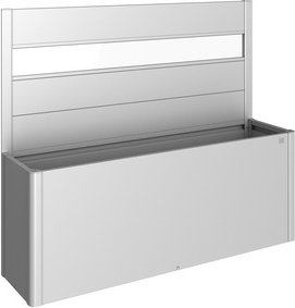 Thumbnail - BIOHORT Sichtschutz für Hochbeet »Belvedere«, Stahlblech, feuerverzinkt/lackiert - silberfarben