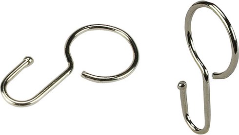 LIEDECO Seilhaken, Metall, silberfarben