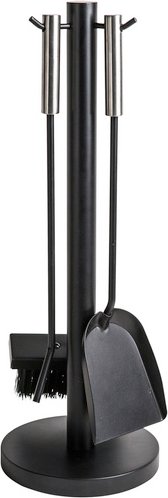 Thumbnail - ADURO Kaminbesteck »Proline«, 4-tlg., Metall/Stahl, schwarz