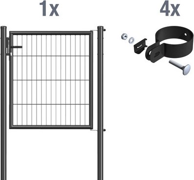GAH ALBERTS Einstabmatte »Einstab-Matte«, BxH: 112 x 1000 cm, zinkphosphatierter Stahl - schwarz