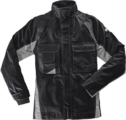 Thumbnail - BULLSTAR Arbeitsjacke, schwarz/grau, Polyester/Baumwolle, Gr. S