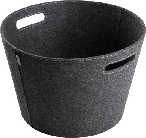 ADURO Holzkorb »Proline«, 31 x 45 x 45 cm, Filz, grau