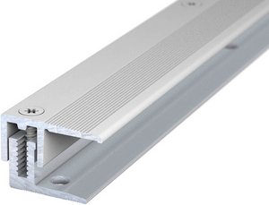 CARL PRINZ Abschlussprofil »LPS 220«, BxH: 21 x 12 mm, versenkt gelocht - silberfarben