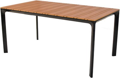 MERXX Gartenmöbel-Diningset »Paliano«, 5 tlg., 4 Sitzplätze, Stahl - schwarz