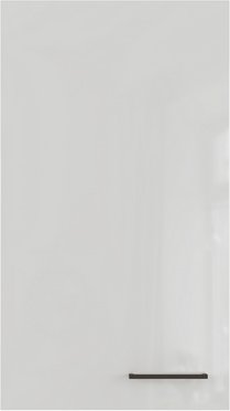 Flex-Well Hängeschrank, »Lund«, Bügelgriff, LxBxH: 50x30x89 cm, lichtgrau glänzend