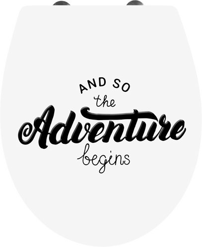 CORNAT WC-Sitz »RELIEF«, Duroplast, oval, mit Softclose-Funktion - bunt