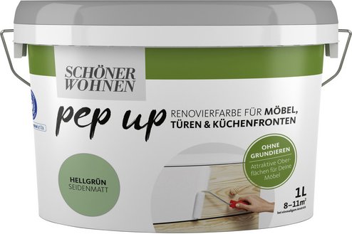 SCHÖNER WOHNEN FARBE Renovierfarbe, grün , seidenmatt - gruen