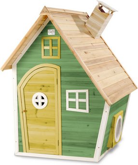 EXIT Toys Spielhaus »Fantasia«, BxHxT: 108 x 171 x 128 cm, ab 3 Jahren, Zedernholz - gruen