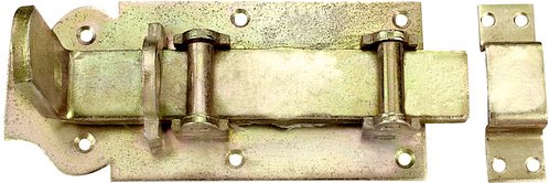 CONNEX Rollen-Schloßriegel (BxL): 80 x 180 mm, stahl - gelb