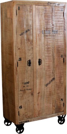 SIT Schrank »RUSTIC«, Mangoholz/Metall, 2-türig - braun