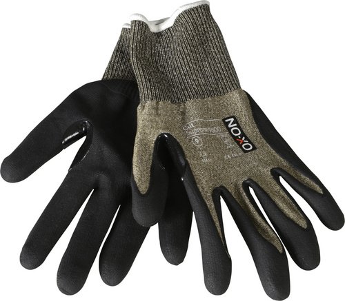 OX-ON Schnittschutzhandschuhe »Cut Supreme 9600«, braun/schwarz - braun | schwarz