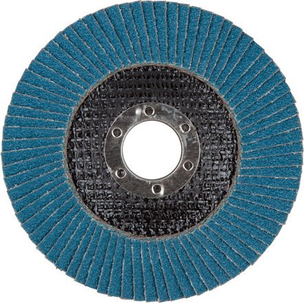 WOLFCRAFT Schleiflamellenteller, Ø 115 mm - blau