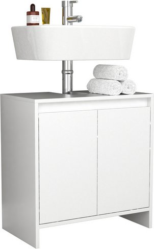 VCM Badezimmer-Unterschrank »Malira«, BxHxT: 58 x 60 x 33 cm - weiss