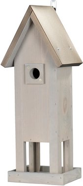 Thumbnail - SIENA GARDEN Nistkasten »Nesting box Pastel Line«, Kiefernholz, grau, Spitzdach