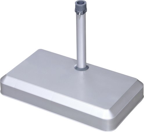 DOPPLER Schirmständer, Beton, Rohrdurchmesser: 25 - 32 mm - silberfarben