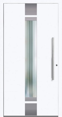 KNOCK Aluminium-Haustür »LYON«, weiß - weiss