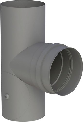 Jeremias T-Anschluss »Pellet-Line«, grau