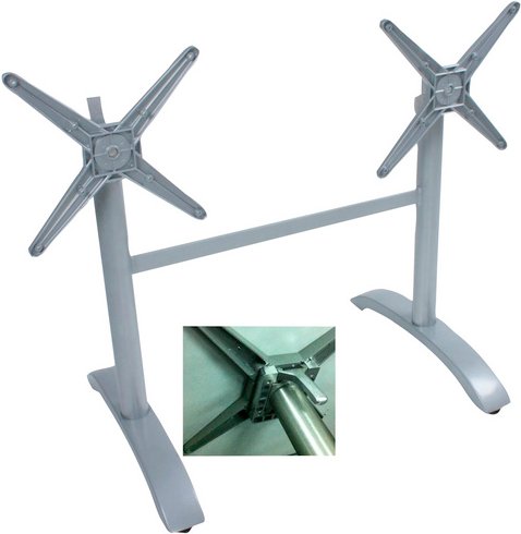 GARDEN PLEASURE Tischgestell »Pamir«, Tragfähigkeit: 30 kg, Aluminium - grau