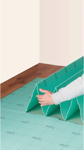 RENOVO Laminat/ Parkettunterlage »Dämm Plus «, 10,6 m², geeignet für Parkett und Laminat - gruen