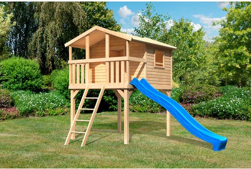 KARIBU Spielanlage »Benjamin«, BxHxT: 225 x 309 x 250 cm, natur - braun