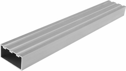 WPC-Terrassendielen, 250 x 6 x 0,3 cm, Alu, silber - silberfarben