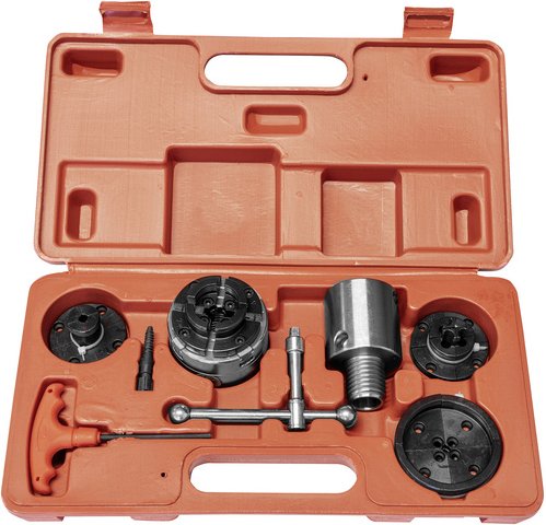 HOLZMANN-MASCHINEN Drechselprofi-Grundset »DP65«, rot, Kunststoff, Metall, für Drechselmaschinen - orange