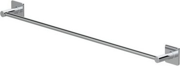 LENZ Badetuchhalter »VARO«, Chrom, Montageart: Kleben oder Bohren - silberfarben
