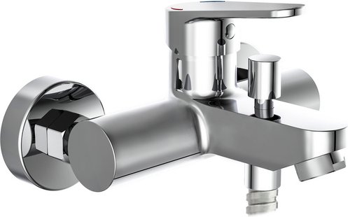 SCHÜTTE Armatur »Futura«, Messing, glänzend, ½" - silberfarben