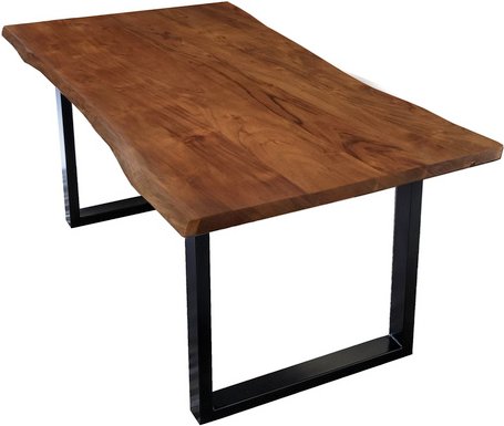 SIT Tisch »TOPS&TABLES«, HxT: 77 x 100 cm, Holz - braun | schwarz