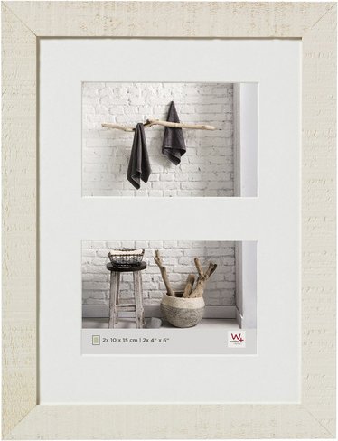 Walther Design Bilderrahmen »HOME«, BxL: 27,5 x 36 cm, creme, Holz - weiss